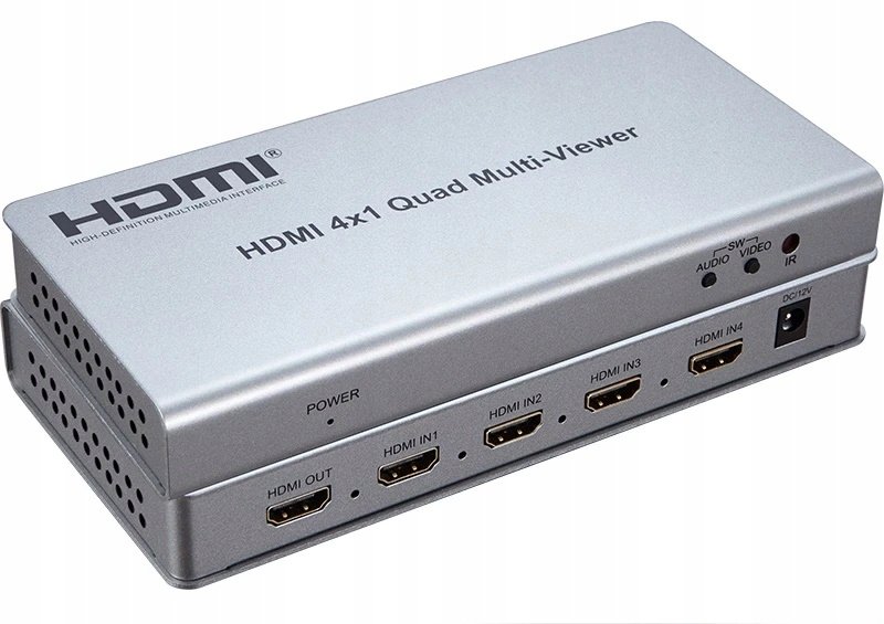 Dzielnik Hdmi 4 Na 1 Quad Multi Viewer Przełącznik