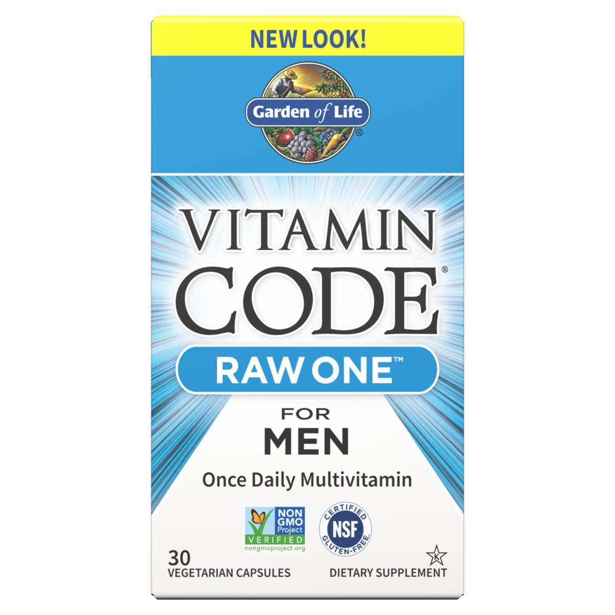 Garden of Life Vitamin Code Raw One for Men (75 kaps.)