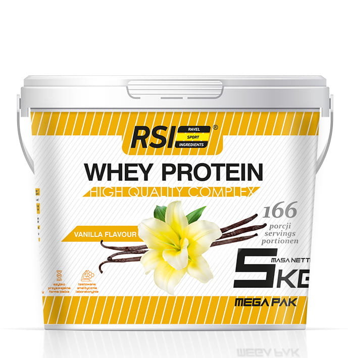 Białko Whey Protein High Quality Complex Waniliowy 5kg