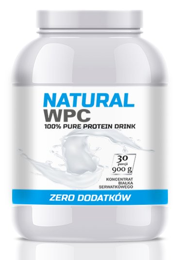Białko Natural WPC pure 900g