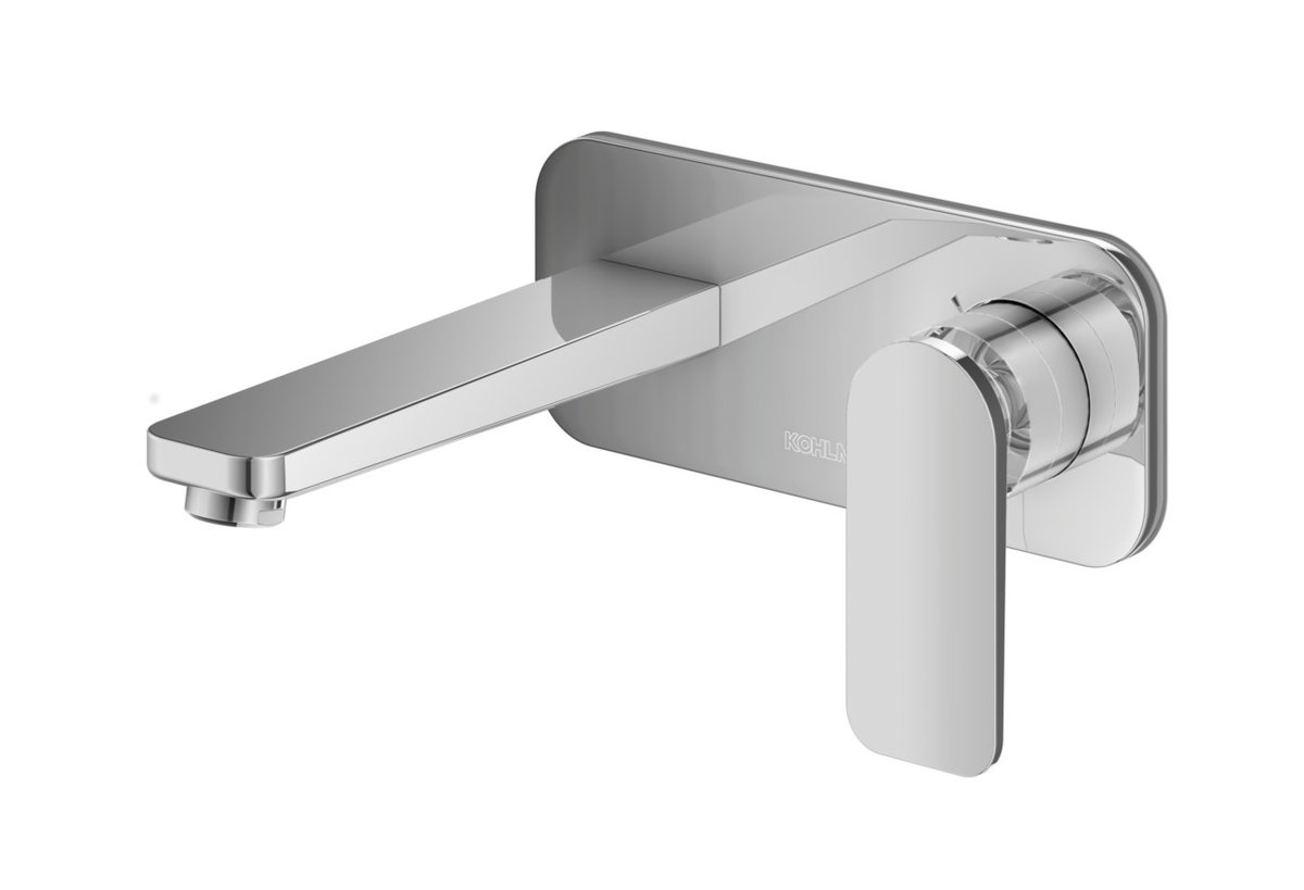 KOHLMAN Wexpo Bateria umywalkowa ścienna chrom QW185W