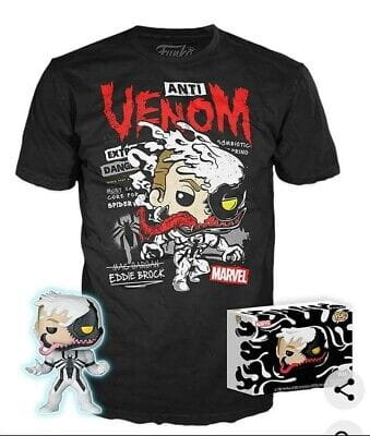 box Anti-Venom + t-shirt Rozm M - Marvel venom - Funko POP #401