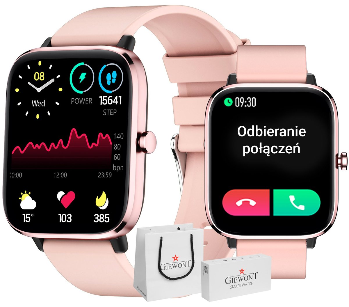 Zdjęcia - Smartwatche Smart Watch SMARTWATCH GIEWONT GW230-1 - ORYGINALNY, ROK GWARANCJI, WYSYŁKA 24H FREE, 