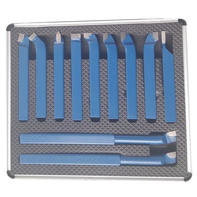 Noże Tokarskie Zestaw 11szt 12x12mm