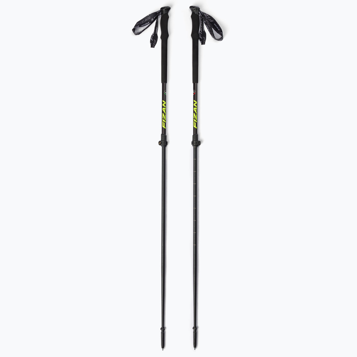 Kije trekkingowe Fizan Aria Alu żółte S21 7533 97-140 cm