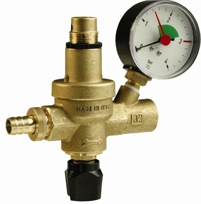 Zawór do automatycznego napełniania instalacji FAM z manometrem