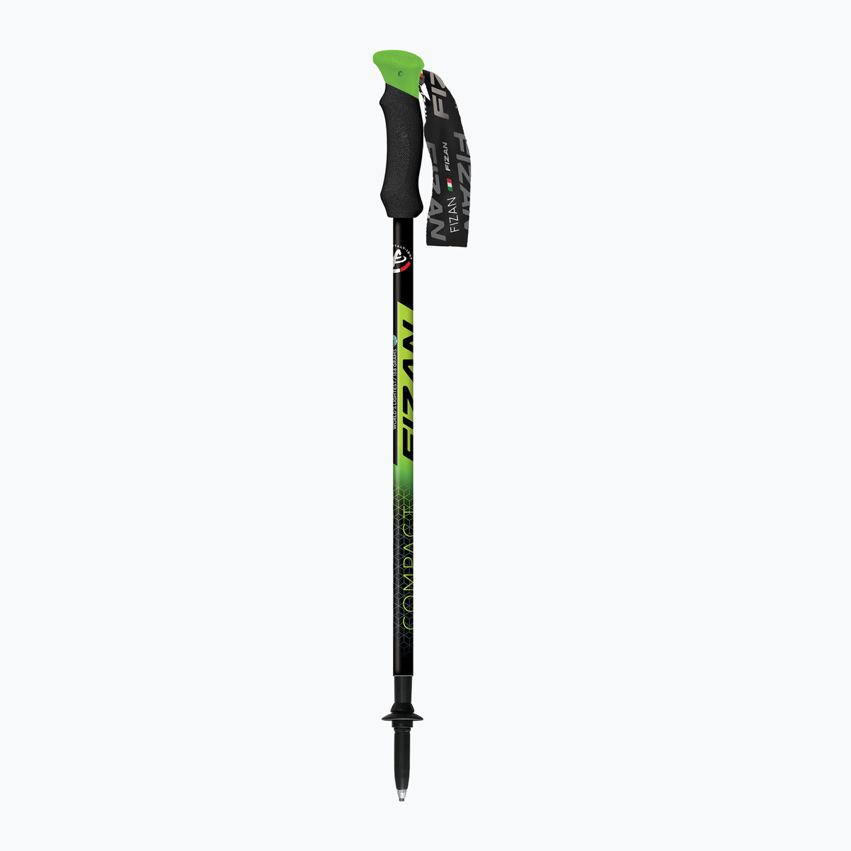 Kije trekkingowe Fizan Compact zielone S20 7101 59-132 cm