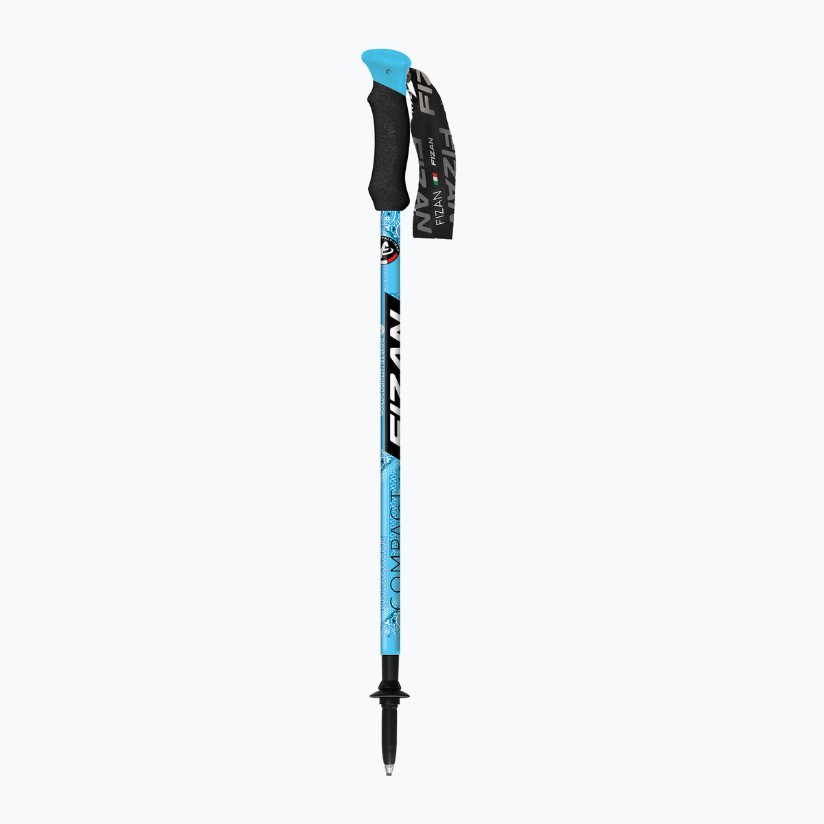 Kije trekkingowe Fizan Compact MS niebieskie S22 7103 59-132 cm
