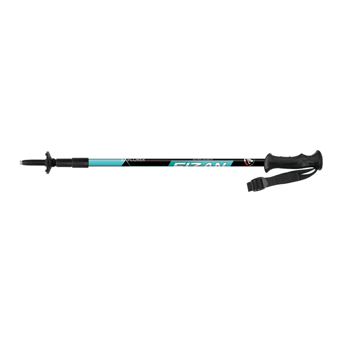 Kije trekkingowe Fizan Explorer niebieskie S20 7521 63-140 cm