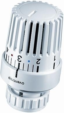 Фото - Термоголовка для радіатора Oventrop Termostat Uni LD, 7-28 C, 0* 1-5, z czujnikiem cieczowym, biały 