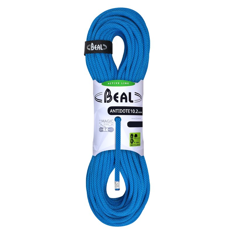 Beal Antidote Rope 10,2mm x 50m, blue 2020 Liny pojedyncze BC102A.50.SB
