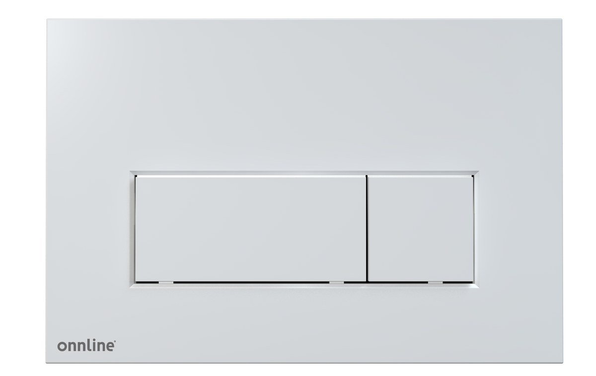 Przycisk spłukujący do stelaża WC podtynkowego Onnline, biały