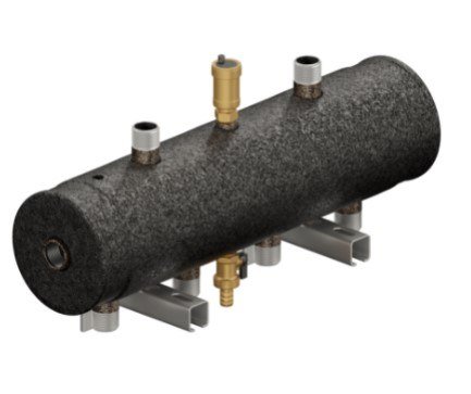 Elterm Sprzęgło-kolektor hydrauliczny SKE 2DC+ Condens 55 kW - uniwersalny 360°