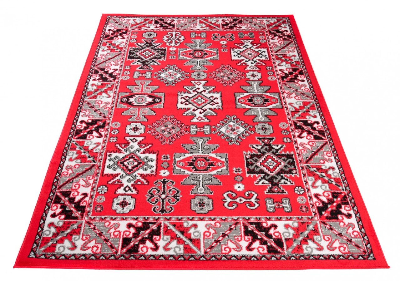 Czerwony dywan rustykalny W5-S99