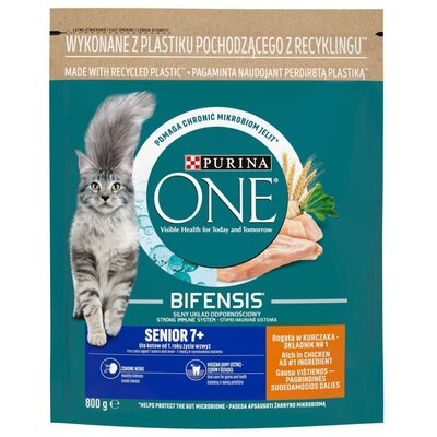 PURINA ONE - Bifensis kurczak karma dla kotów od 7. roku życia