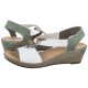 Sandały Białe 624H6-80 White Combination (RI118-a) Rieker