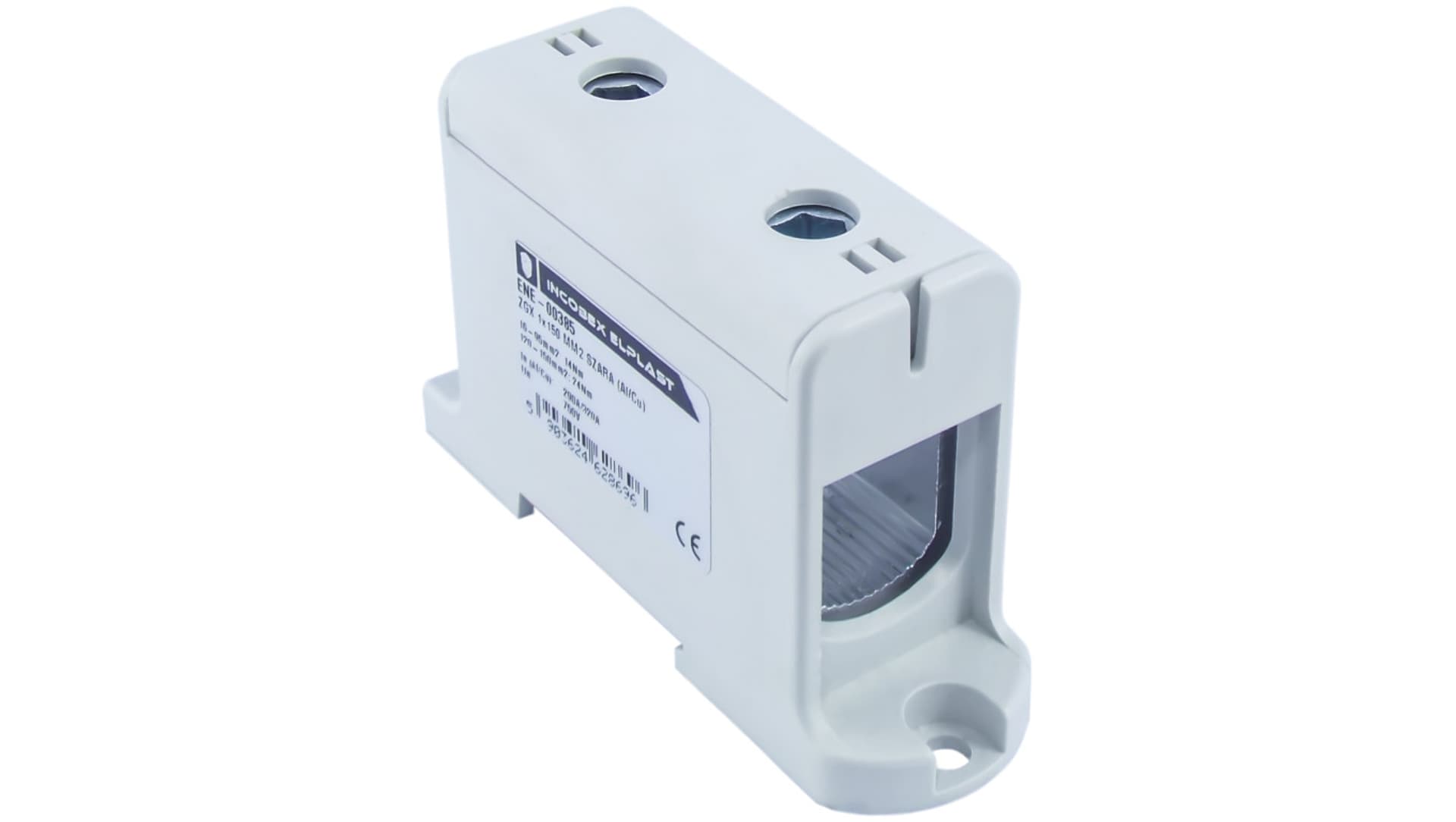 Złączka szynowa jednopolowa ZGX 1x150 mm2 szara (Al-Cu) ENE-00385