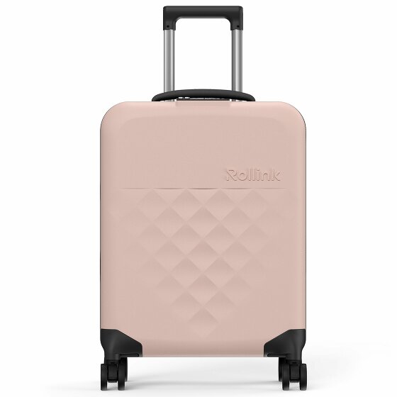Rollink Vega 360 Składany 4-kołowy wózek kabinowy S 55 cm rose smoke