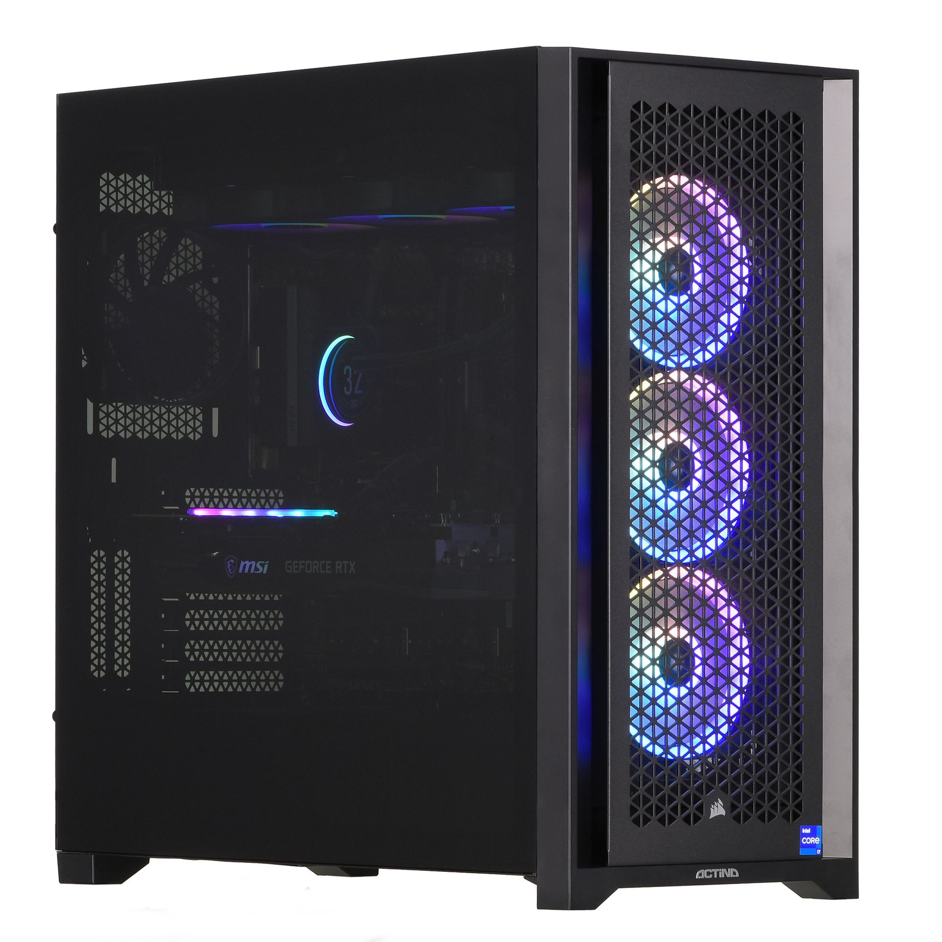 Фото - Персональний комп'ютер Actina iCUE 13900K/64GB/2x2TB/RTX4090/1000W - DARMOWY PACZKOMAT OD 599zł 