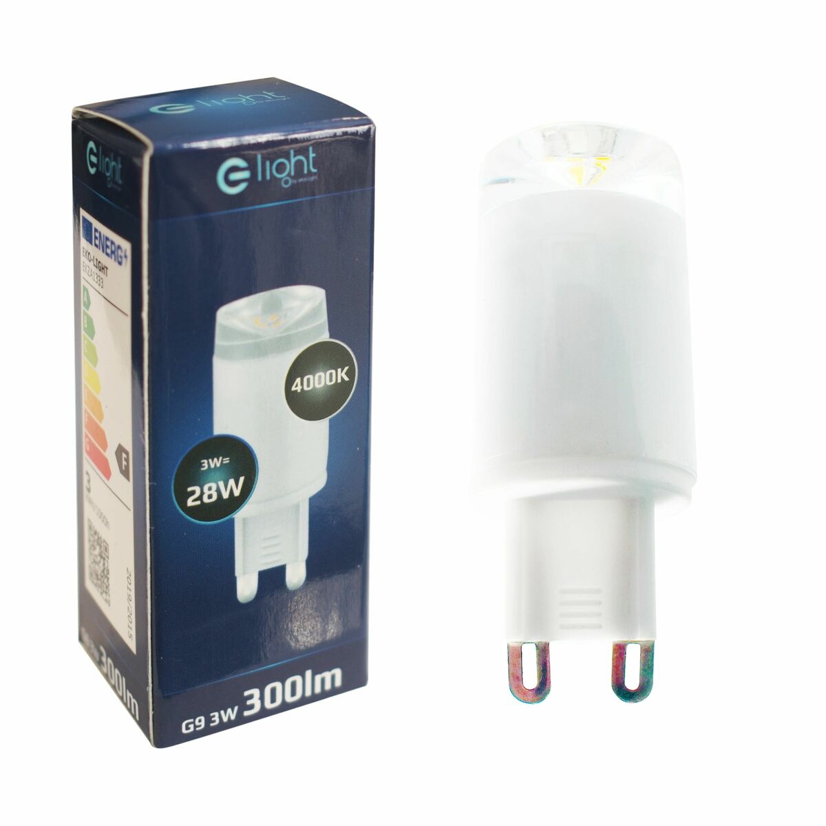 Żarówka LED G9 3W soczewka lens 4000K neutralna