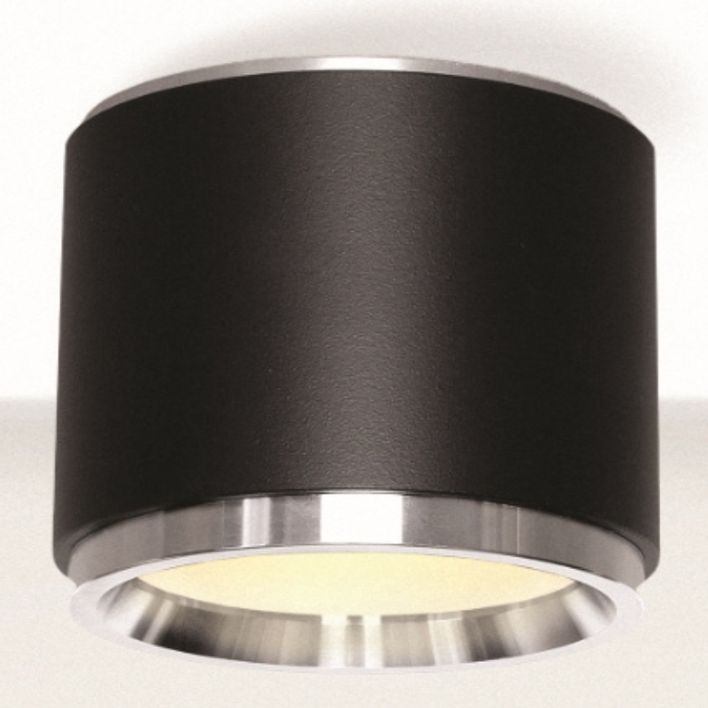 Plafon sufitowy Reti 310402131 Elkim LED 10W 3000K okrągły aluminium czarny