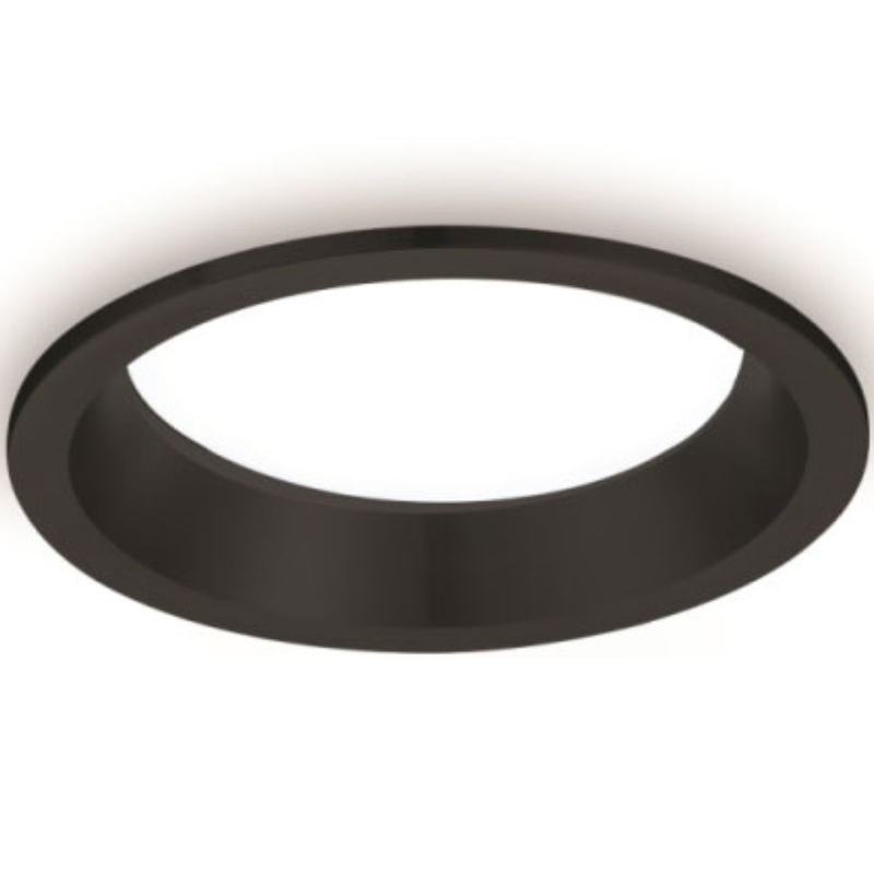 Wpust do łazienki Sun 293101103 Elkim LED 6W 3000K okrągły IP44 czarny