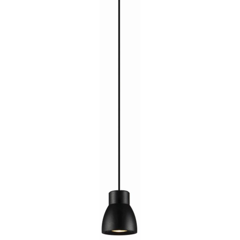 Wisząca lampa Bell 521002103 Elkim LED 5W 3000K metalowa czarna