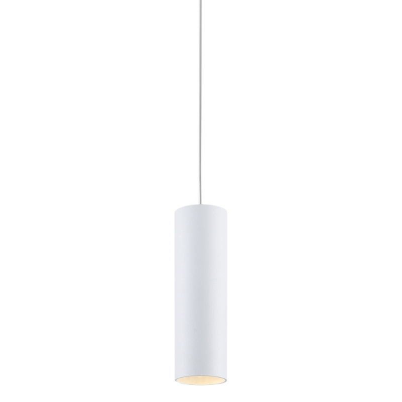 Zwisowa lampa sopel Stala 501002002 Elkim do salonu biała
