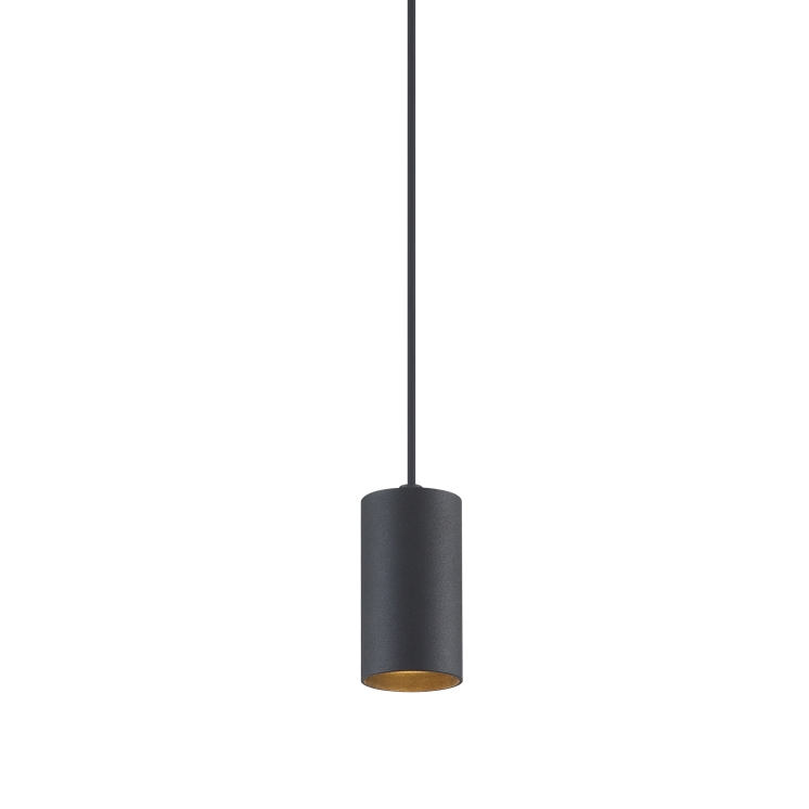 Industrialna lampa wisząca Stala 501001003 Elkim sopel czarna