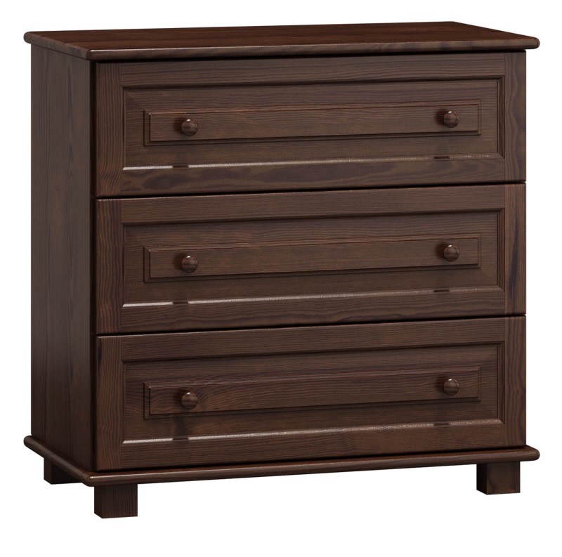 Komoda sosnowa drewniana nr6 g47 orzech