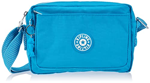 Kipling Damskie torby typu crossbody ABANU M, niebieskie, Eager Blue