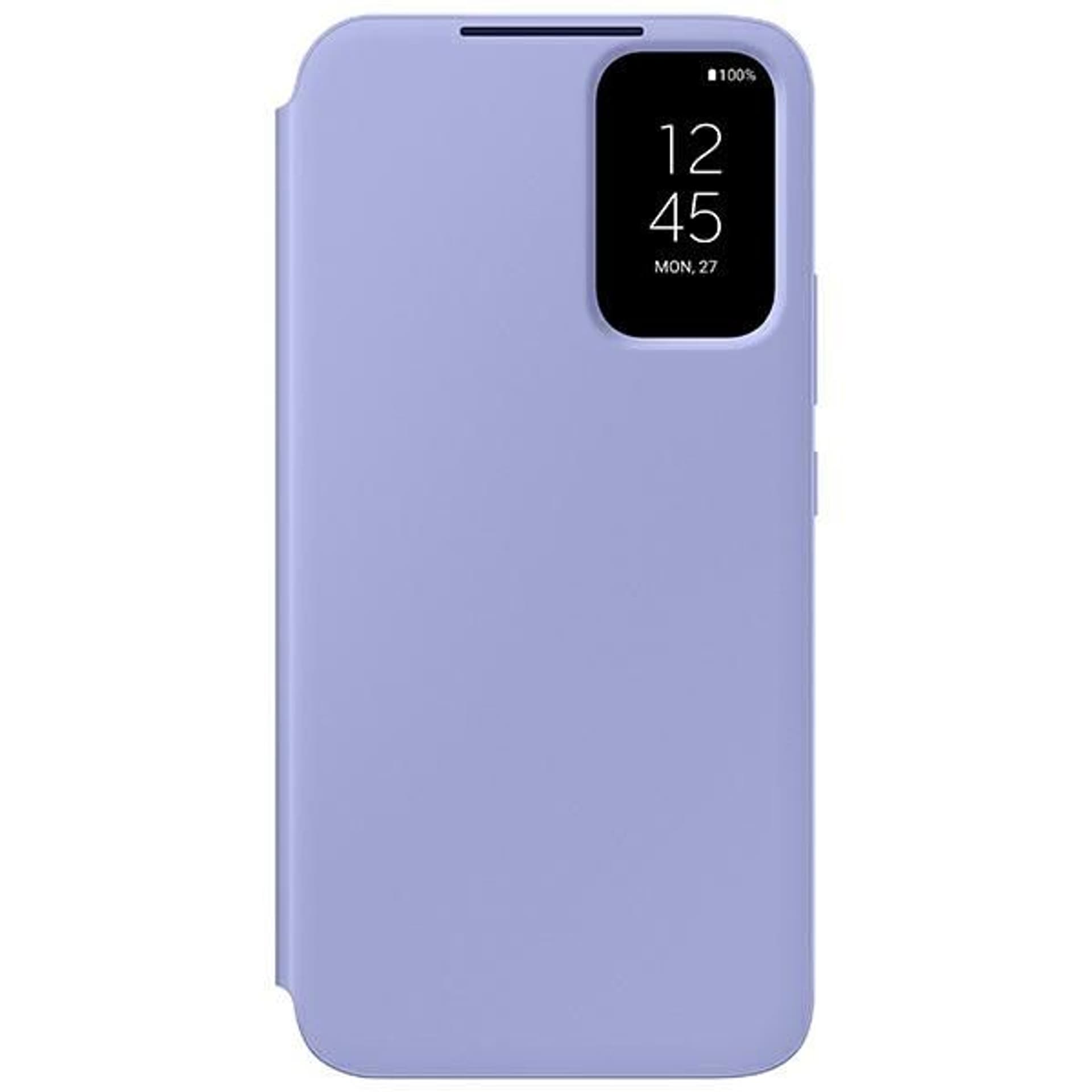 Samsung Smart View Wallet Case etui Samsung Galaxy A34 5G pokrowiec z inteligentną klapką okienkiem portfel na kartę jagodowy (EF-ZA346CVEGWW)