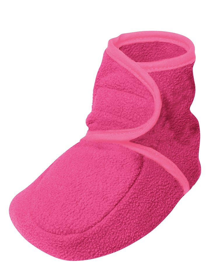 Playshoes Buty polarowe w kolorze różowym do raczkowania