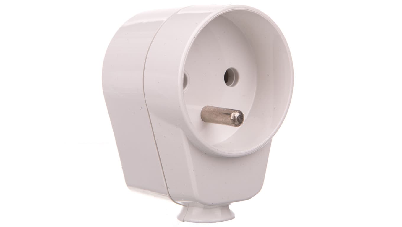 Elektro-Plast Gniazdo wtyczkowe AWA-GK biały 51.40 51.40/EPO