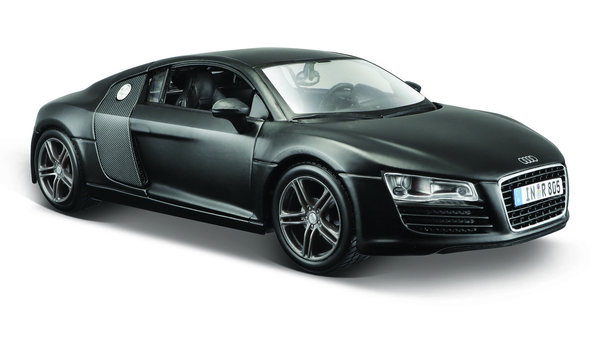 Model metalowy Audi R8 czarny 1:24