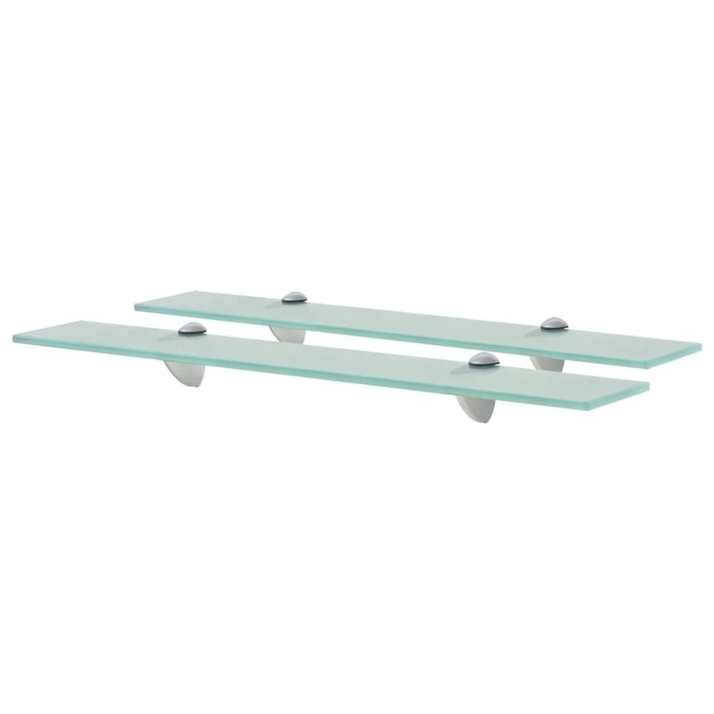vidaXL vidaXL Półki szklane, 2 szt., 60 x 10 cm, 8 mm