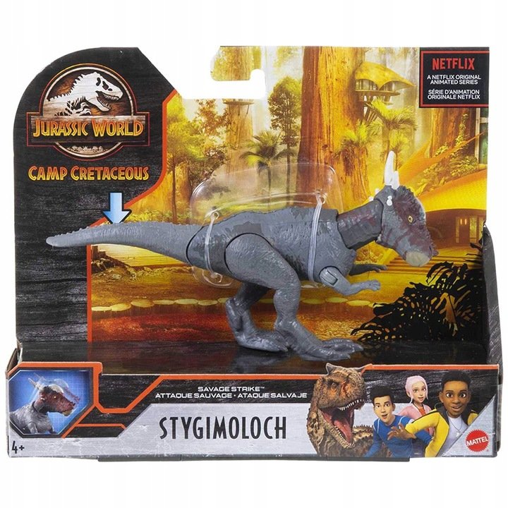 Mattel Jurassic World Dziki atak Stygimoloch GCR54/GVG49 0887961925272