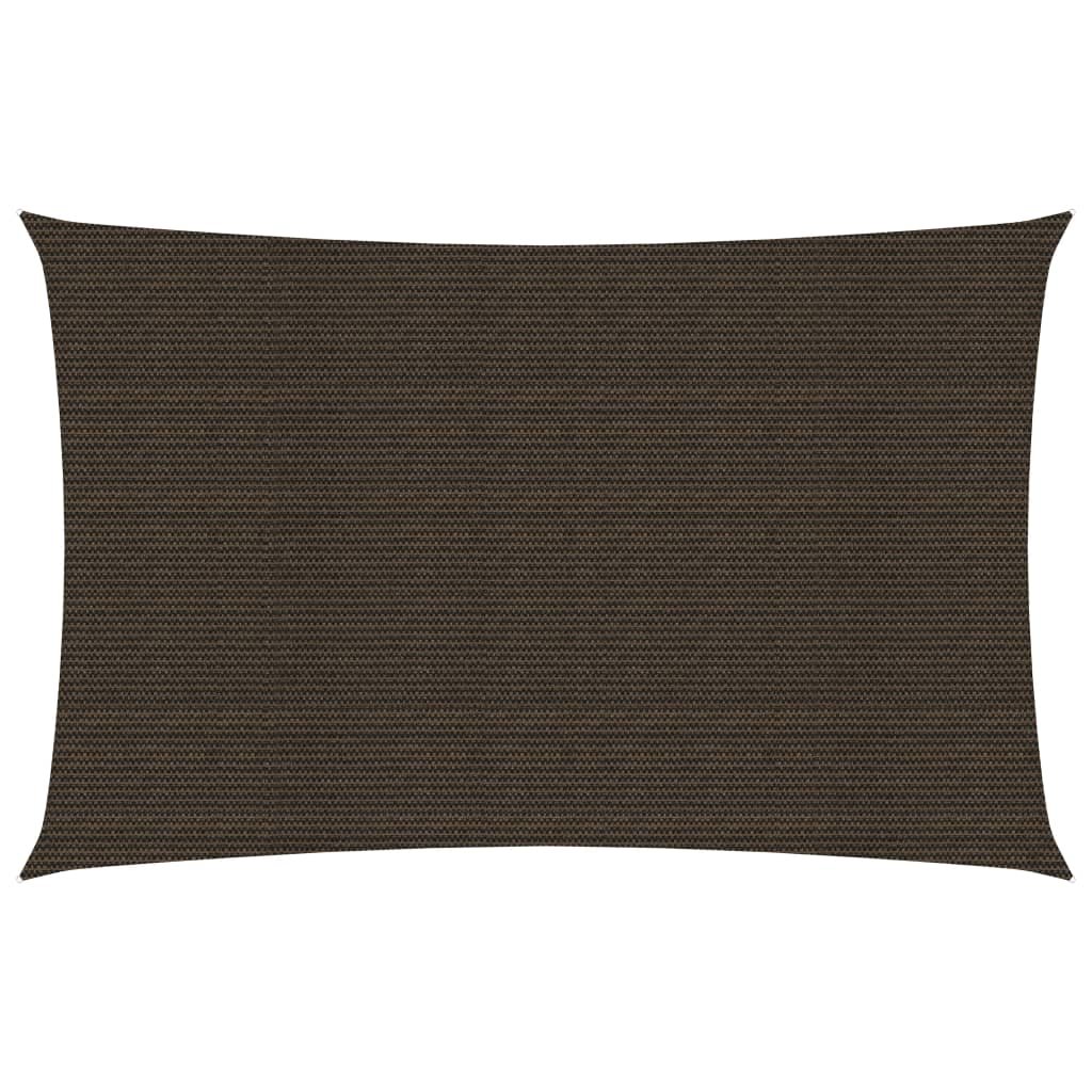 VidaXL Żagiel przeciwsłoneczny, 160 g/m, brązowy, 3x6 m, HDPE 311790 VidaXL