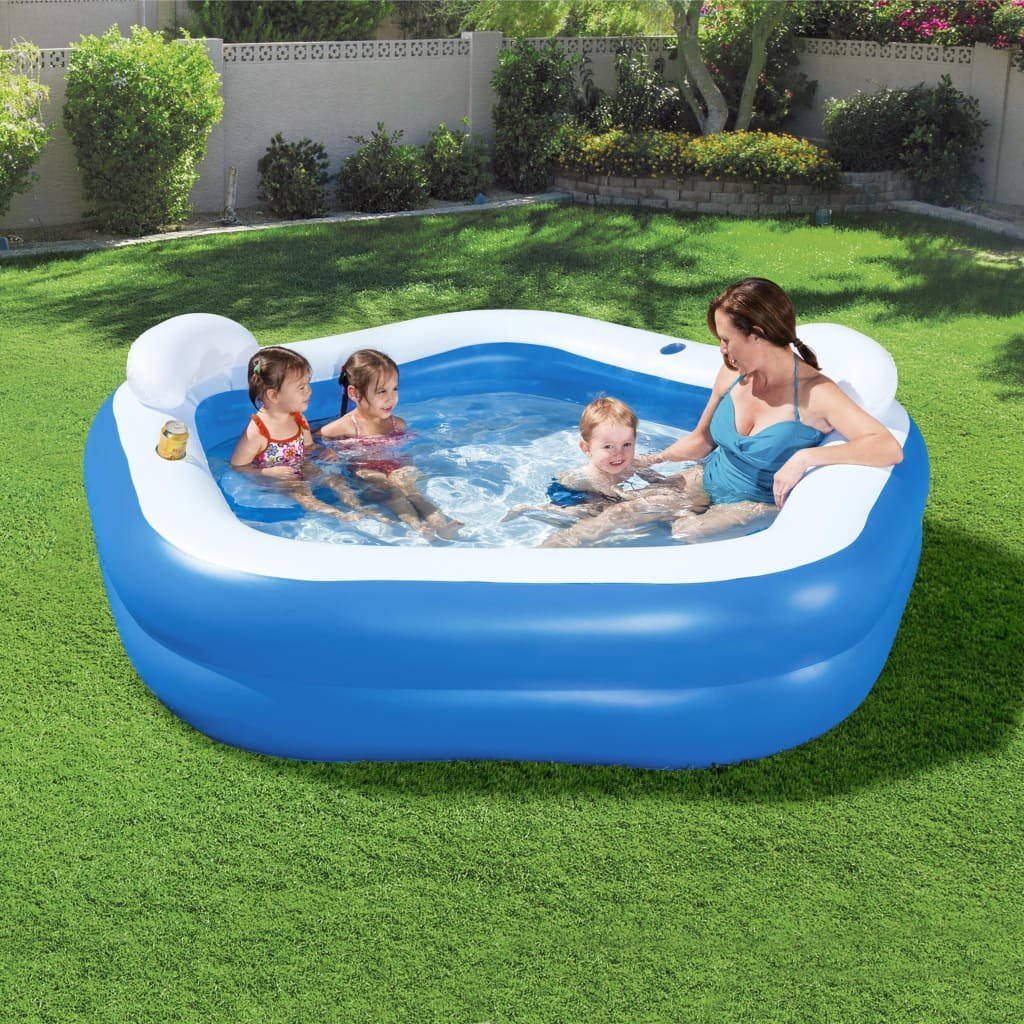 Bestway Basen Family Fun Lounge, 213x206x69 cm vidaXL