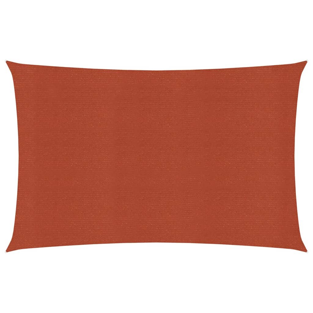 vidaXL Żagiel przeciwsłoneczny, 160 g/m, kolor terakota, 2,5x5 m HDPE vidaXL