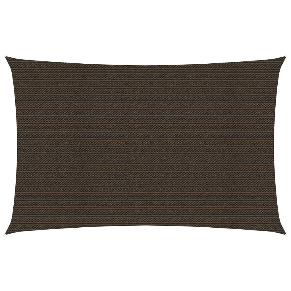 vidaXL Żagiel przeciwsłoneczny, 160 g/m, brązowy, 2,5x5 m, HDPE vidaXL