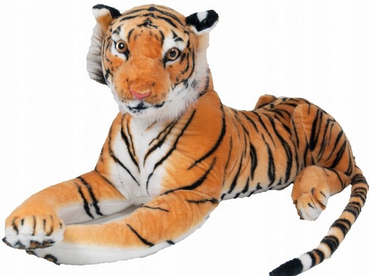 Tygrys Kot Duży Pluszak Kotek Jak Żywy 110Cm
