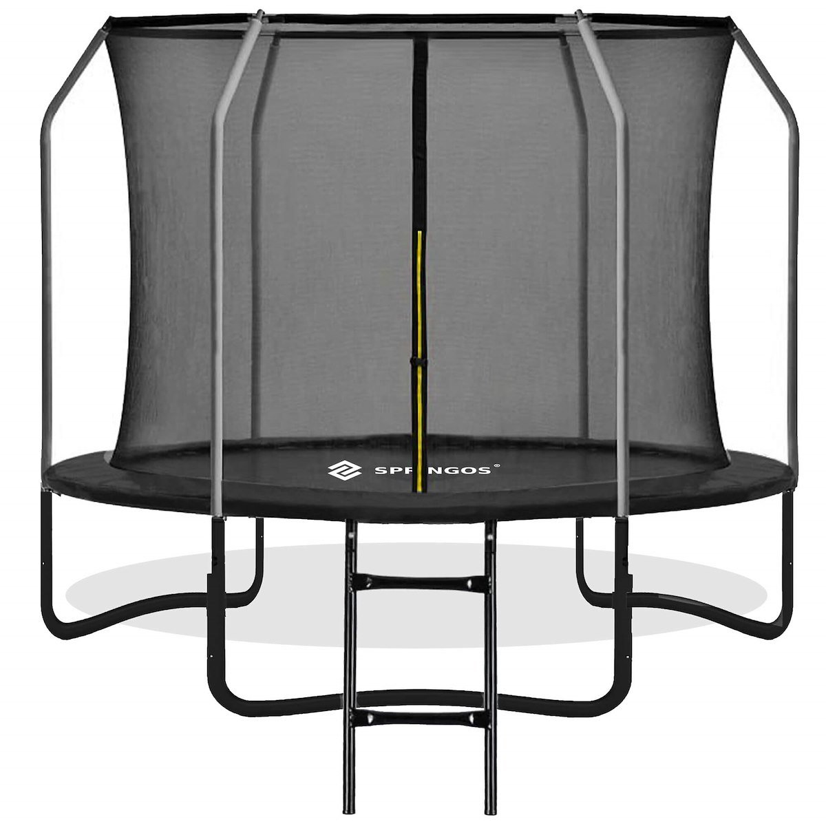 Trampolina ogrodowa z siatką wewnętrzną i drabinką 10 FT, dla dzieci