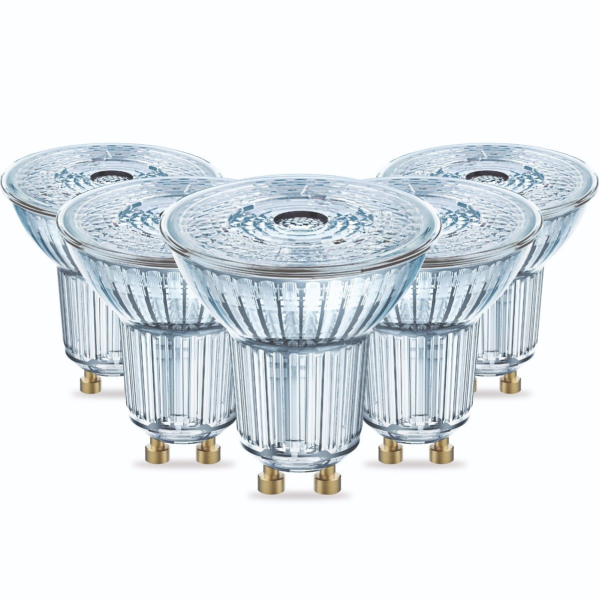 5PAK Żarówka LED GU10 4,5W = 50W 350lm 4000K Neutralna 36° CRI90 ŚCIEMNIALNA OSRAM Parathom