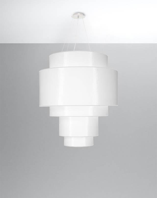 Sollux Lighting Żyrandol Reflexion 80 biały SL.0832 - SL.0832