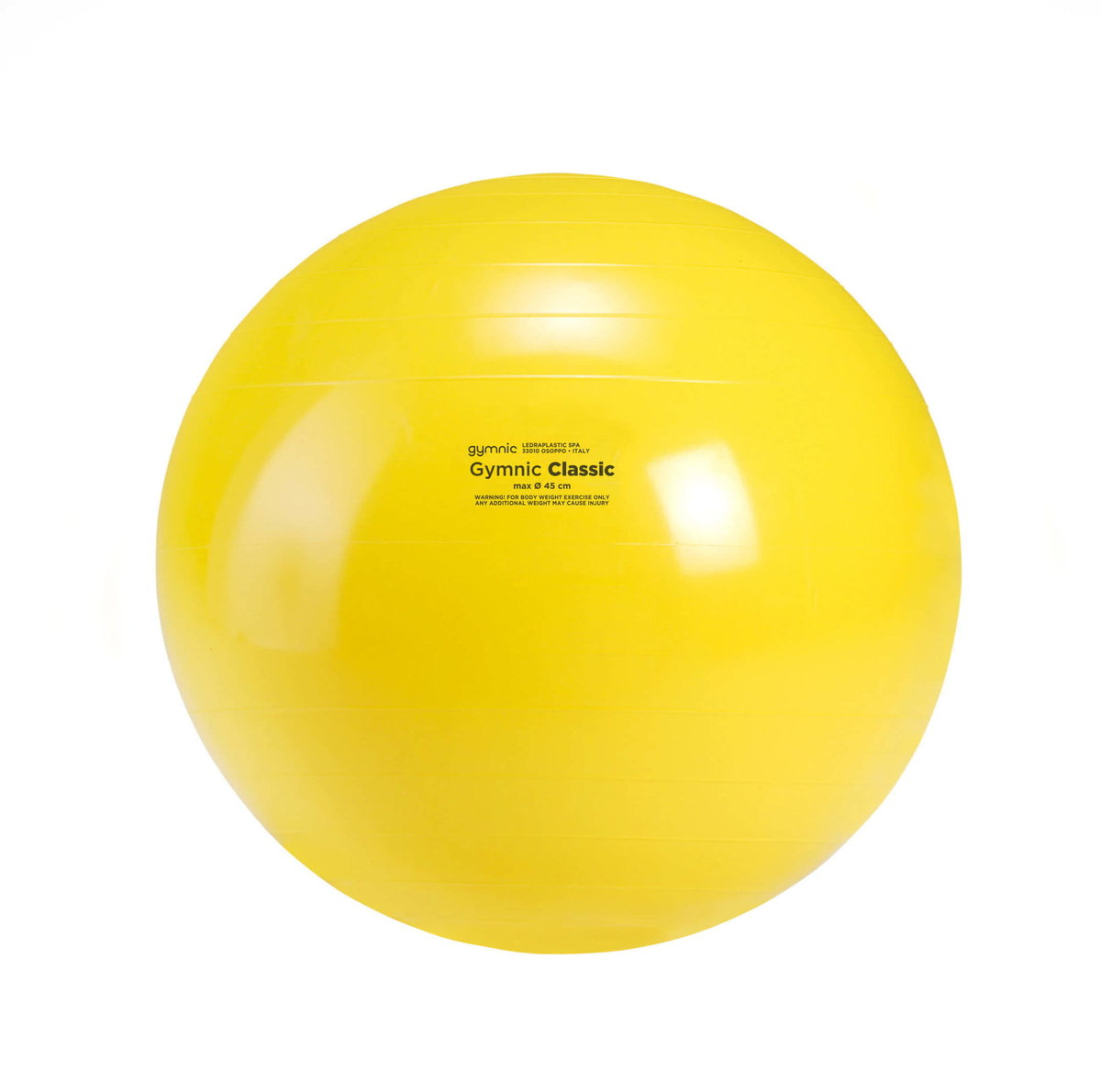 Piłka gimnastyczna klasyczna 45 cm, fitness, rehabilitacyjna, do ćwiczeń, Gymnic Classic