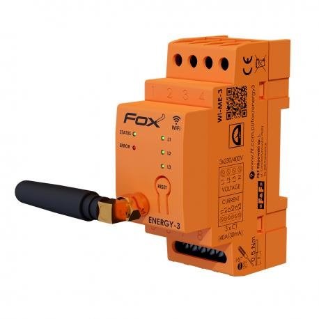 Monitor energii elektrycznej WI-FI 3F+N,FOX ENERGY 3, WI-MEF3