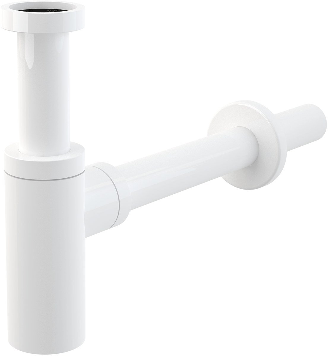 Alca plast Półsyfon umywalkowy 50 mm , DN32 METALOWY BIAŁY AQ/A400B