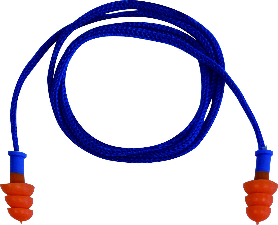 Zatyczki do uszu połączone sznurkiem, opakowanie=10 par