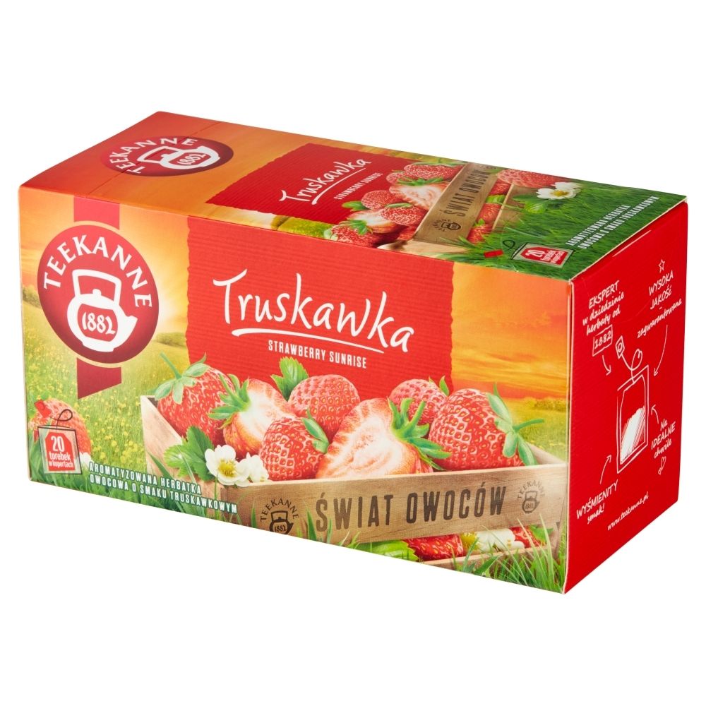 Herbata TEEKANNE Truskawka (20 sztuk)